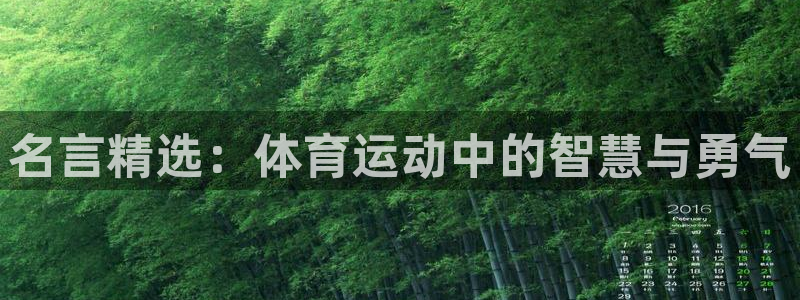 JJB竞技宝官网下载平台APP:名言精选:体育运动中的智慧与